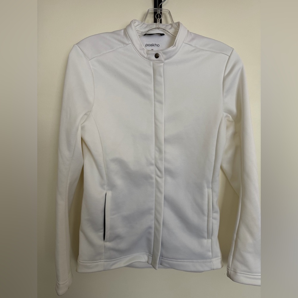Paskho Women's Cream Bomber Jacket